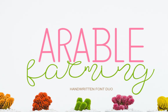 Arable Farming: A Versatile Font for Modern Web Design