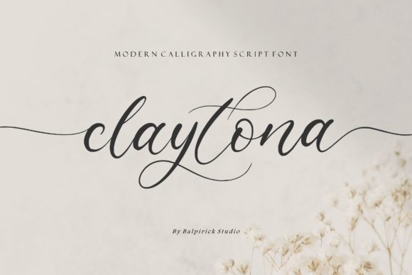 Claytona: A Fresh Script Font for Engaging Editorial Design