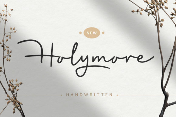 Discover Holymore: A Delicate Handwritten Font for Editorial Charm