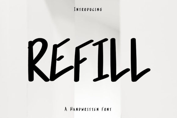 Discover Refill: A Handwritten Font for Editorial Charm