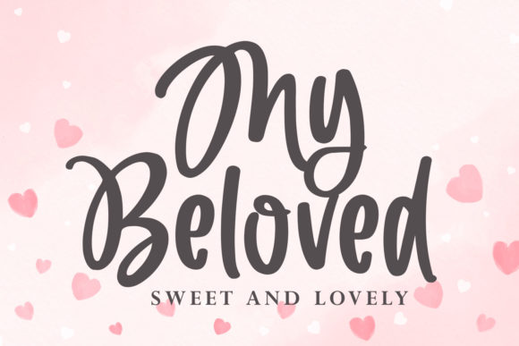 Discovering My Beloved: A Handwritten Font for Editorial Charm