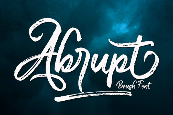 Elevate Your Brand with Abrupt: A Versatile Handwritten Font