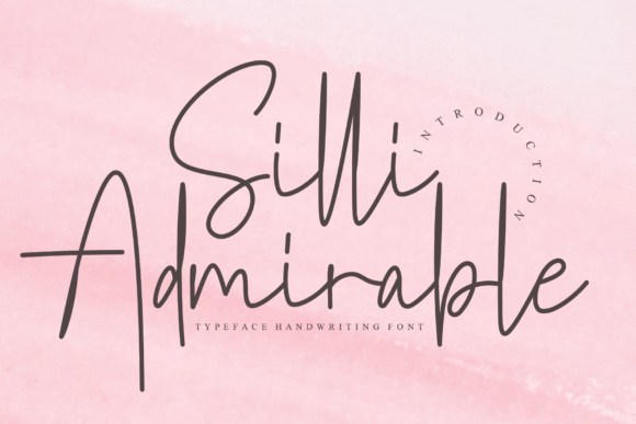 Elevate Your Brand with Silli Admirable Script Font