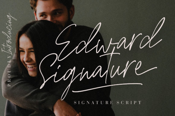 Elevate Your Editorial Design with Edward Signature Font