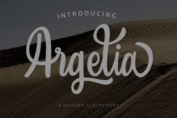 Enhance Your Brand with Argelia: A Premium Script Font