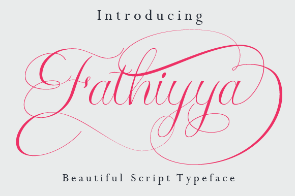 Enhance Your Brand with Fathiyya: A Stylish Script Font