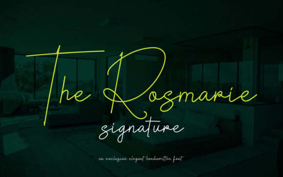 Enhance Your Brand with The Rosmarie Signature Font