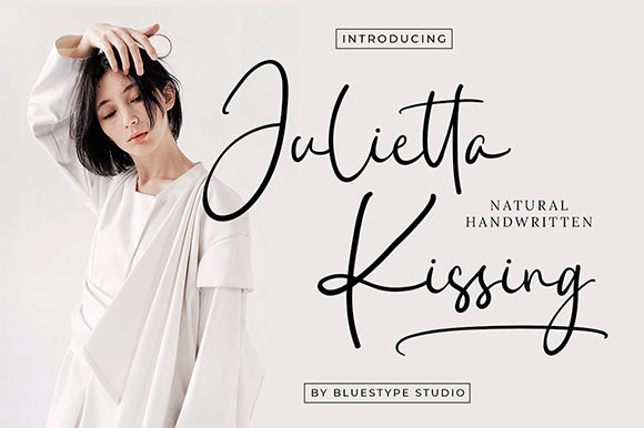 Enhancing Web Design with Julietta Kissing Font