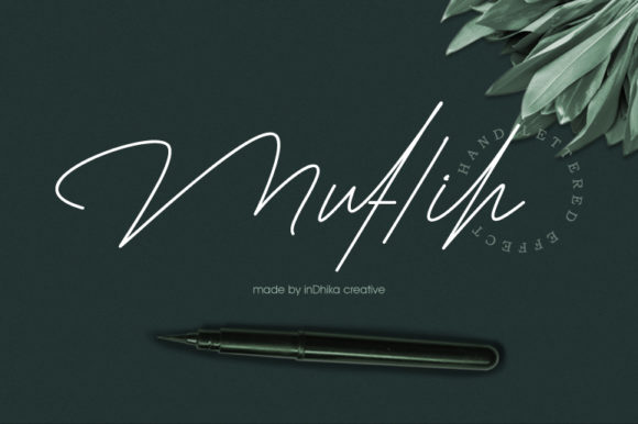 Enhancing Web Design with Muflih: A Stylish Script Font