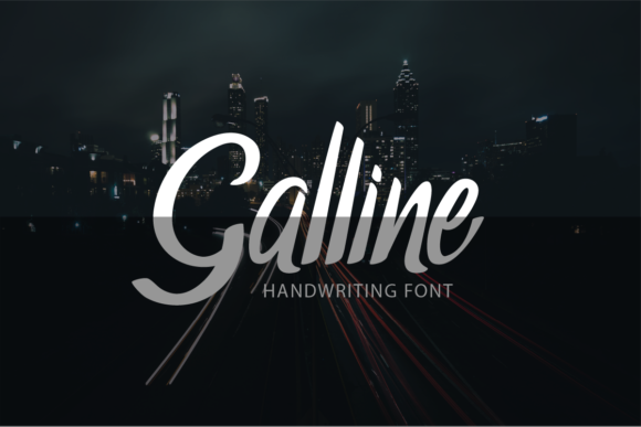 Exploring Galline: A Handwritten Font for Creative Branding