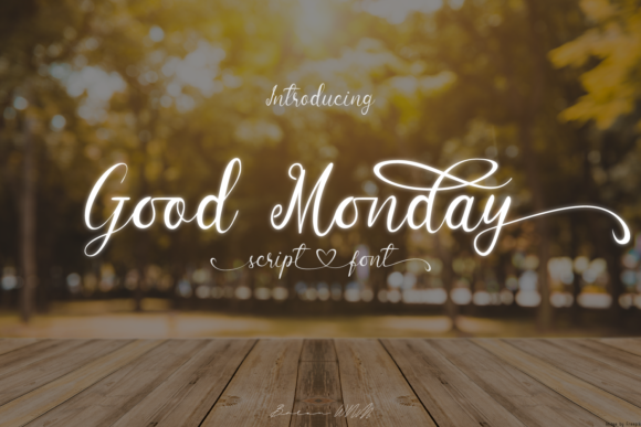 Good Monday: A Delicate Script Font for Editorial Charm