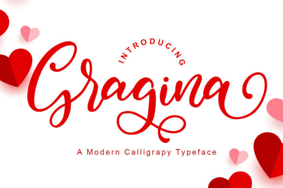 Gragina: A Flowing Handwritten Font for Elegant Branding