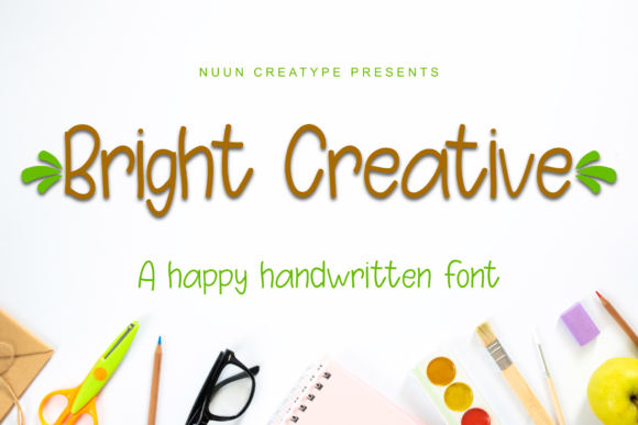 Introducing Bright Creative: A Cozy Handwriting Font
