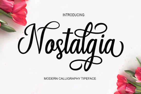 Nostalgia: A Playful Handwritten Font for Creative Branding