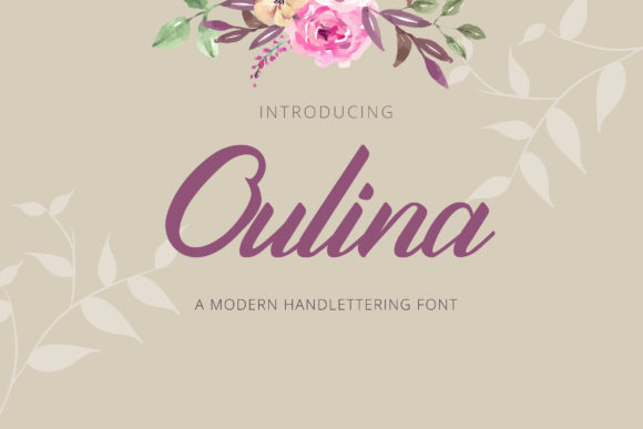 Oulina: A Handwritten Font for Creative Web Design