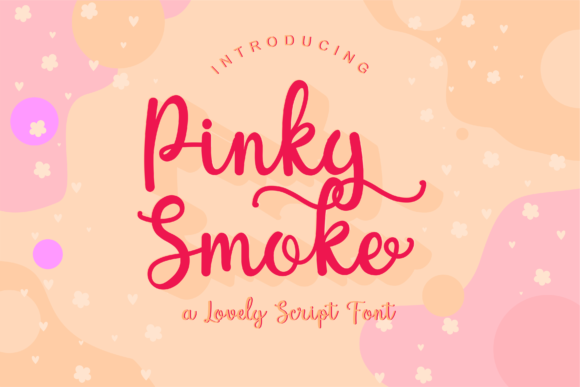 Pinky Smoke: A Handwritten Font for Charming Branding