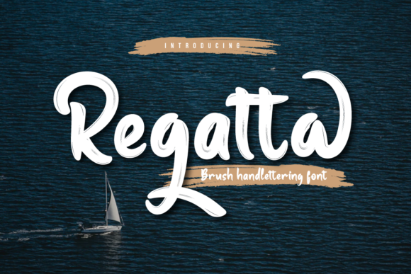 Regatta: A Brush Handwritten Font for Creative Branding