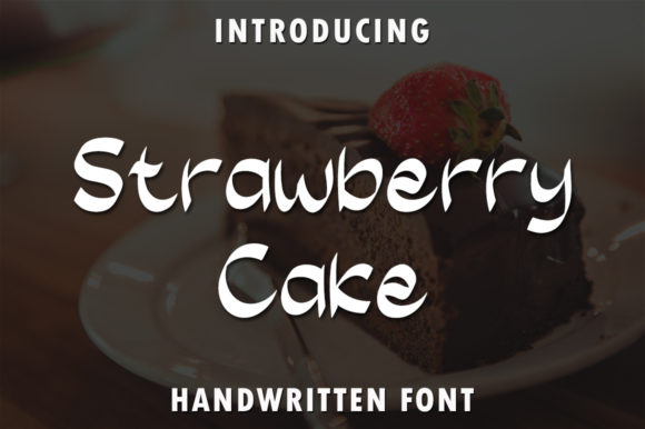 Strawberry Cake: A Handwritten Font for Creative Marketers