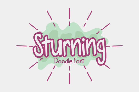 Sturning: A Whimsical Script Font for Creative Web Design