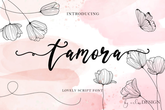 Tamora: A Whimsical Handwritten Font for Engaging Visuals