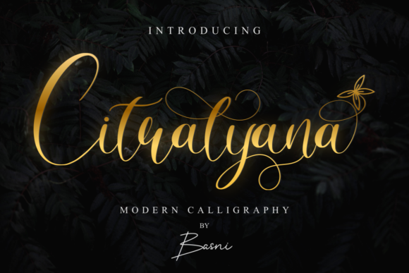 Transform Your Brand with Citralyana: A Premium Script Font