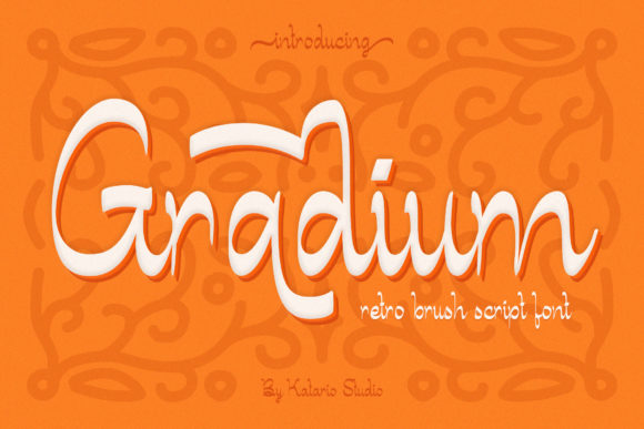 Transform Your Brand with Gradium: A Stylish Script Font