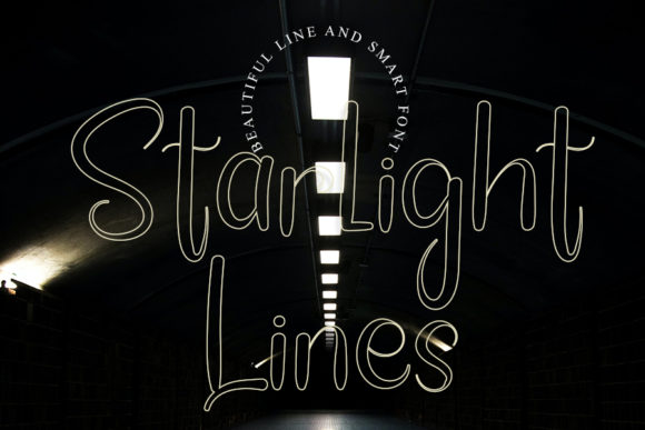 Transform Your Brand with Starlight Lines Font