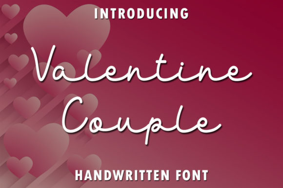 Valentine Couple: A Delicate Handwritten Font for Web Design
