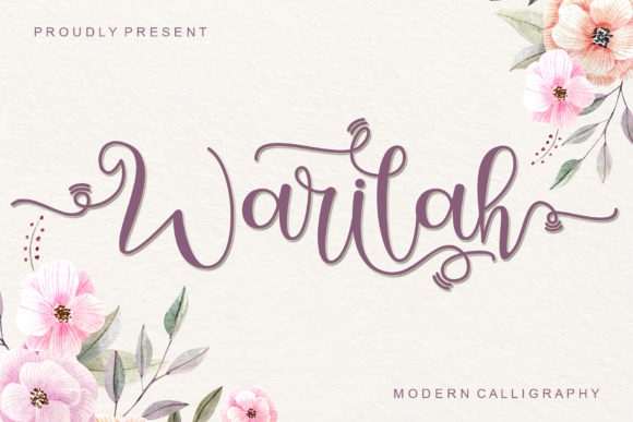 Warilah: A Magical Calligraphy Font for Makers