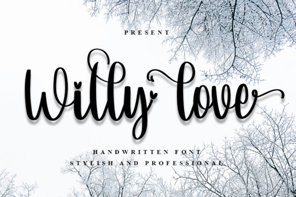 Willy Love: A Sweet and Stylish Script Font for Crafters