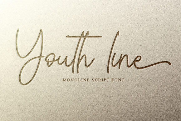 Youth Line: A Delicate Handwritten Font for Editorial Charm
